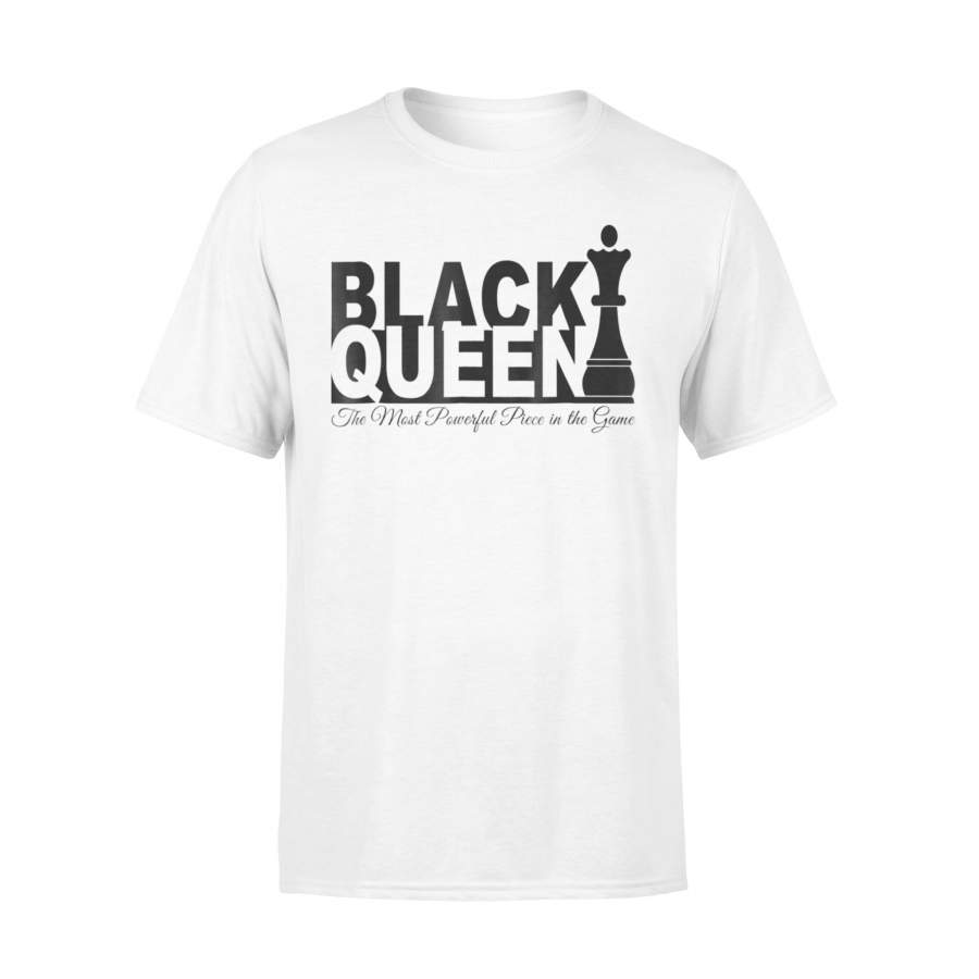 Black Queen Chess Game Piece T-Shirt