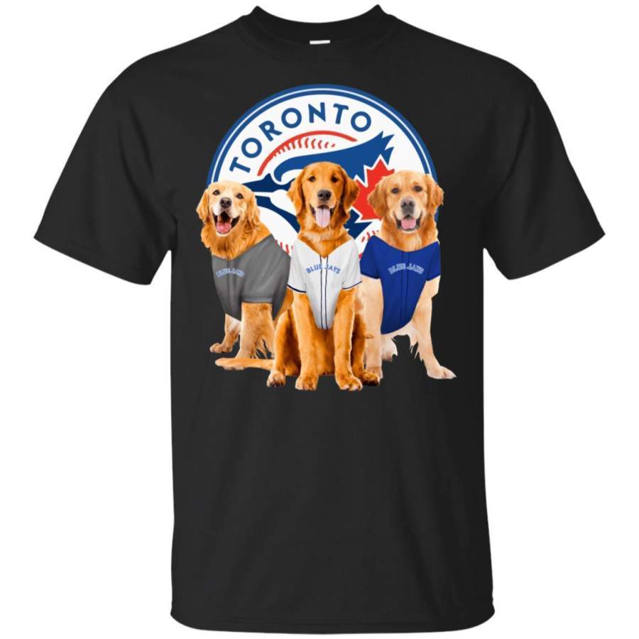 Golden Retriever Dog And Toronto Blue Jays Fan Shirt HT208