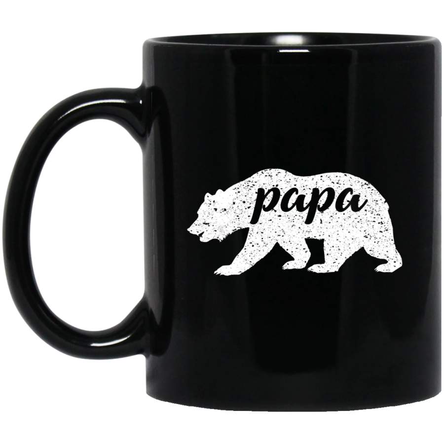 Vintage Papa Bear Dad Gift Coffee Mug