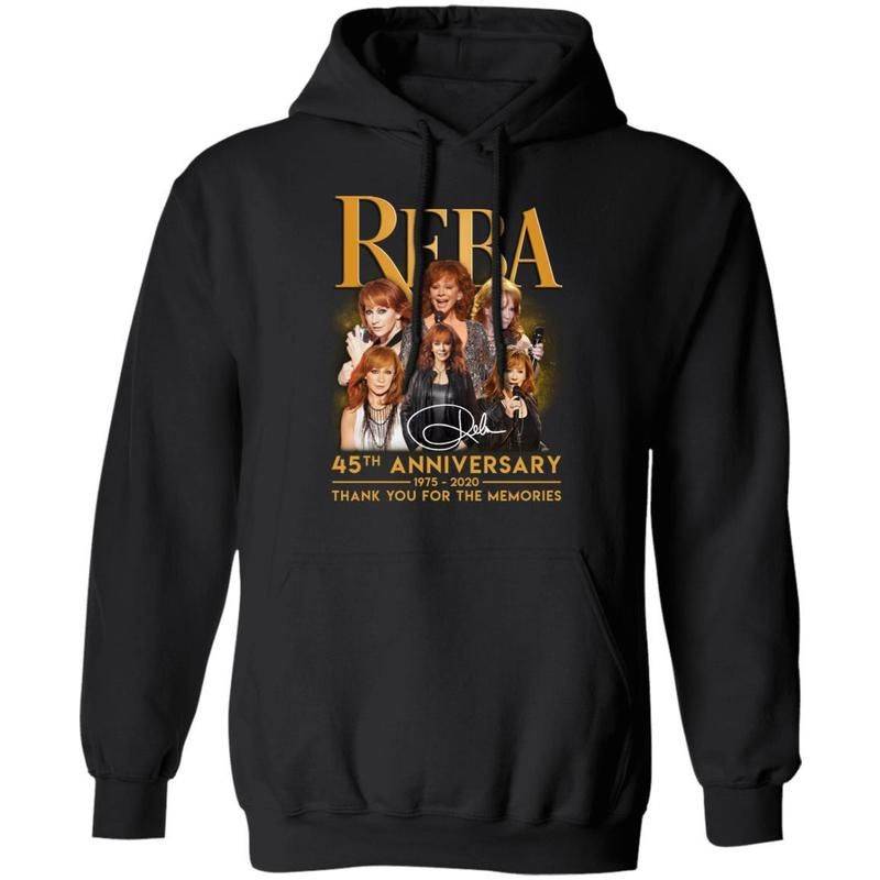 Reba 45th Anniversary Hoodie Gift For Country Music Fans Va09