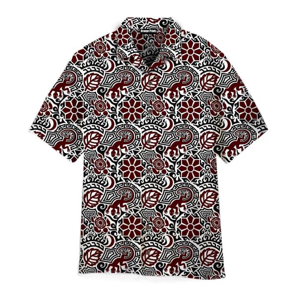 Tribal Tattoo In Maori Style Pattern Hawaii Shirt For Men Women Ha17717