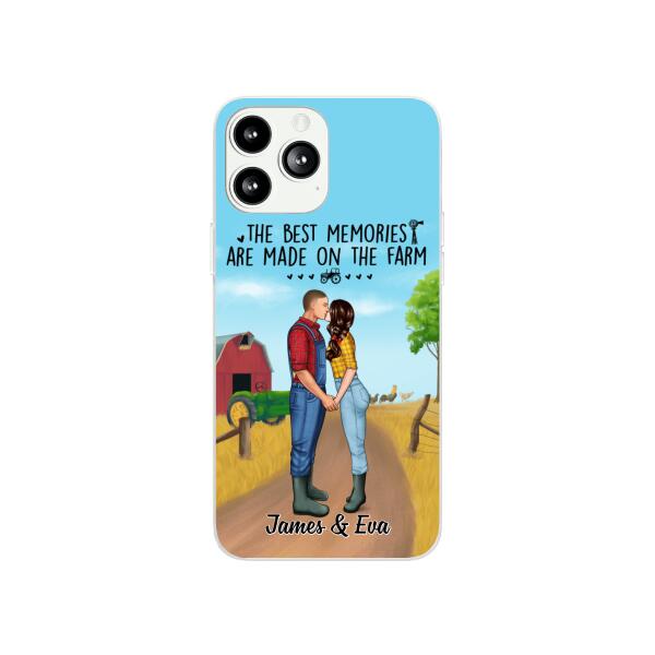 And So Together We Built A Life We Love – Personalized Phone Case For Couples, Her, Him, Farmer