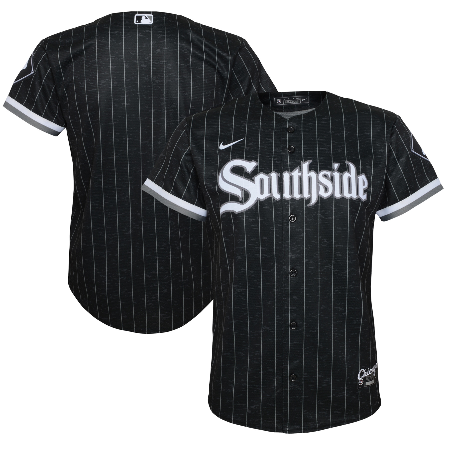 Youth Chicago White Sox Black City Connect Jersey