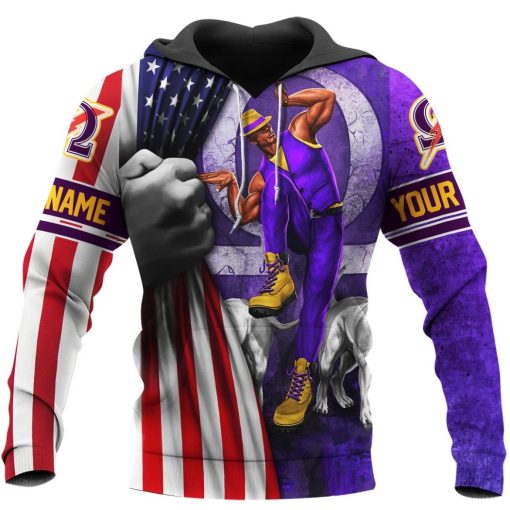 Omega Psi Phi Flag American Art Hoodie Shirt For Men And Women