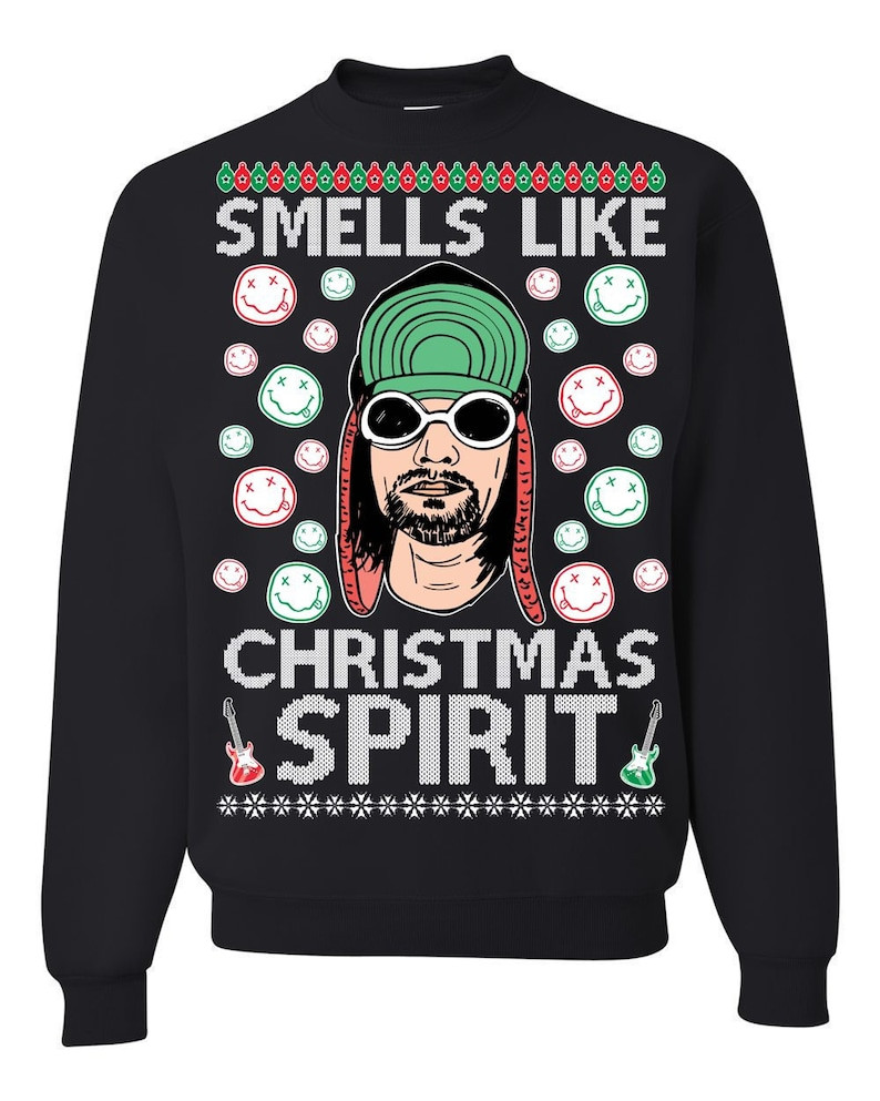 Smells Like Christmas Spirit Ugly Sweatshirt, Christmas Ugly Sweater