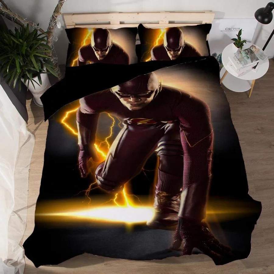 The Flash Barry Allen #5 Duvet Cover Quilt Cover Pillowcase Bedding Set Bed Linen Home Decor