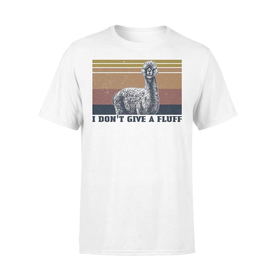 I Don’t Give A Fluff Alpaca Vintage – Standard T-shirt