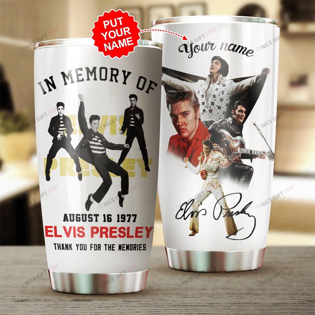 Elvis Presley Custom Name Tumbler Tbl-R1Y8