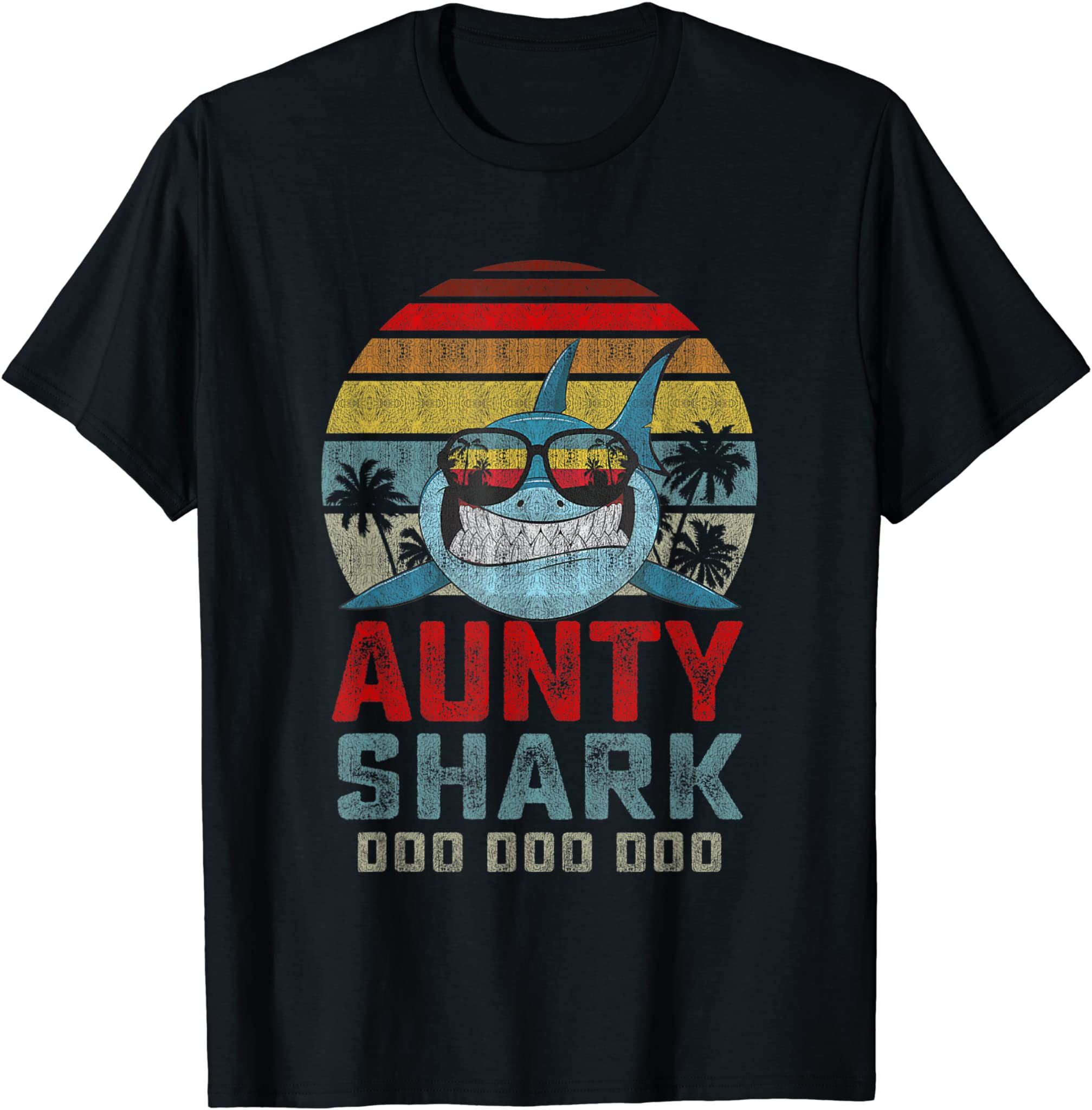 Aunty Shark Tee Aunty Shark Doo Doo Doo – Mothers Day T-Shirt