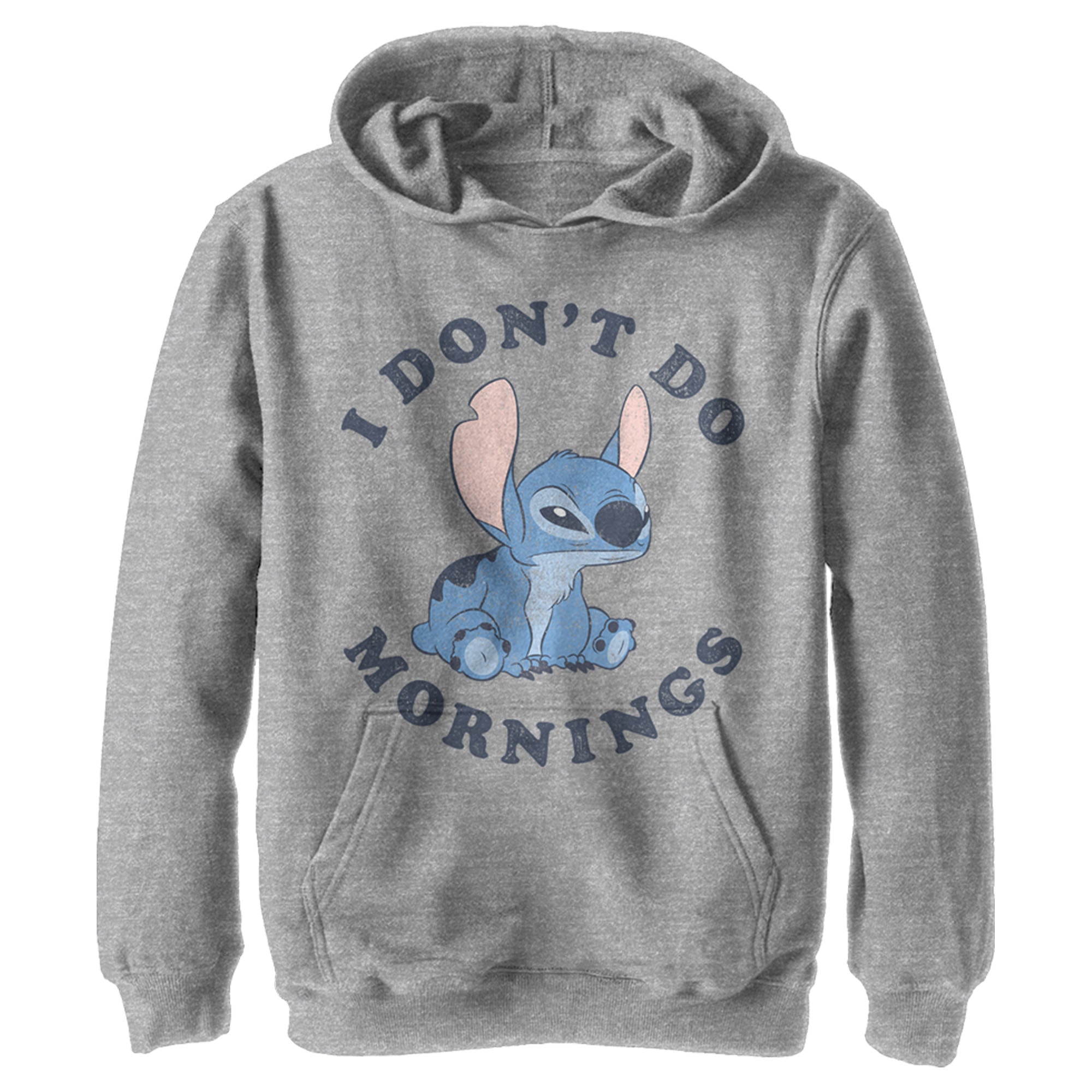 Boy’S Lilo & Stitch Experiment 626 I Don’T Do Mornings Pull Over Hoodie