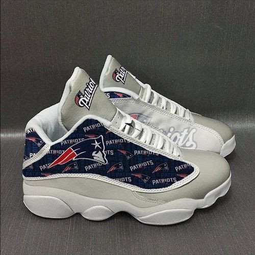 New England Patriots Football Team Logo Air Jordan 13 Printing Shoes Sneaker