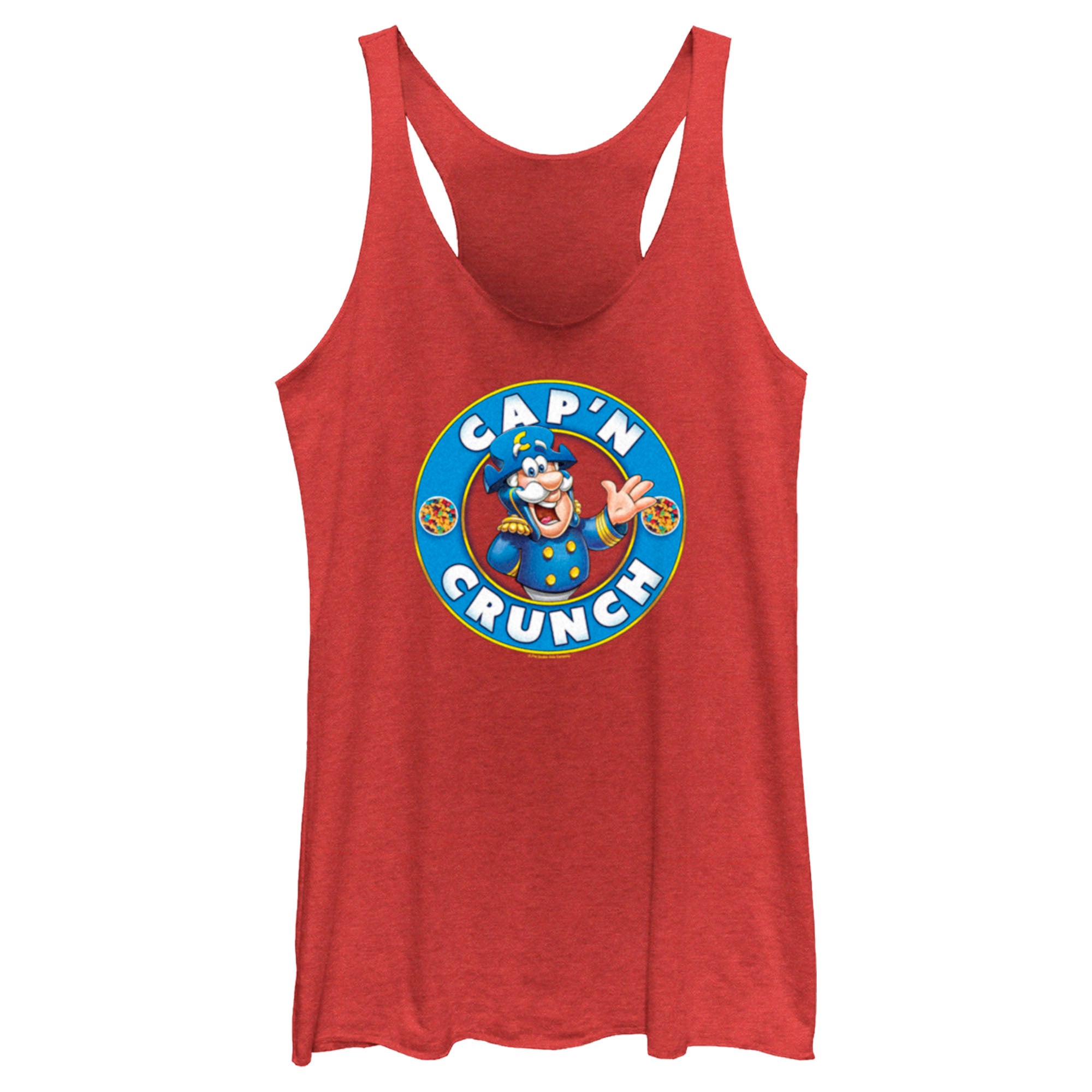 Women’S Cap’N Crunch Circle Logo Racerback Tank Top