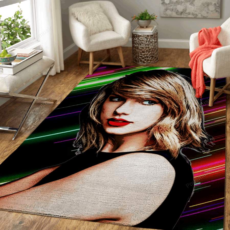 taylor swift – Music Light Art For Fans Area Rug Living Room Carpet Floor Decor