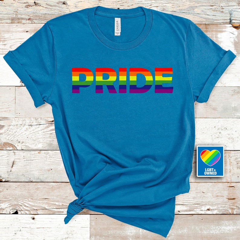 Pride Gift,  Pride Shirt, Rainbow Pride Tee Shirt, Gay Pride Lgbtq Shirt, Rainbow T Shirt