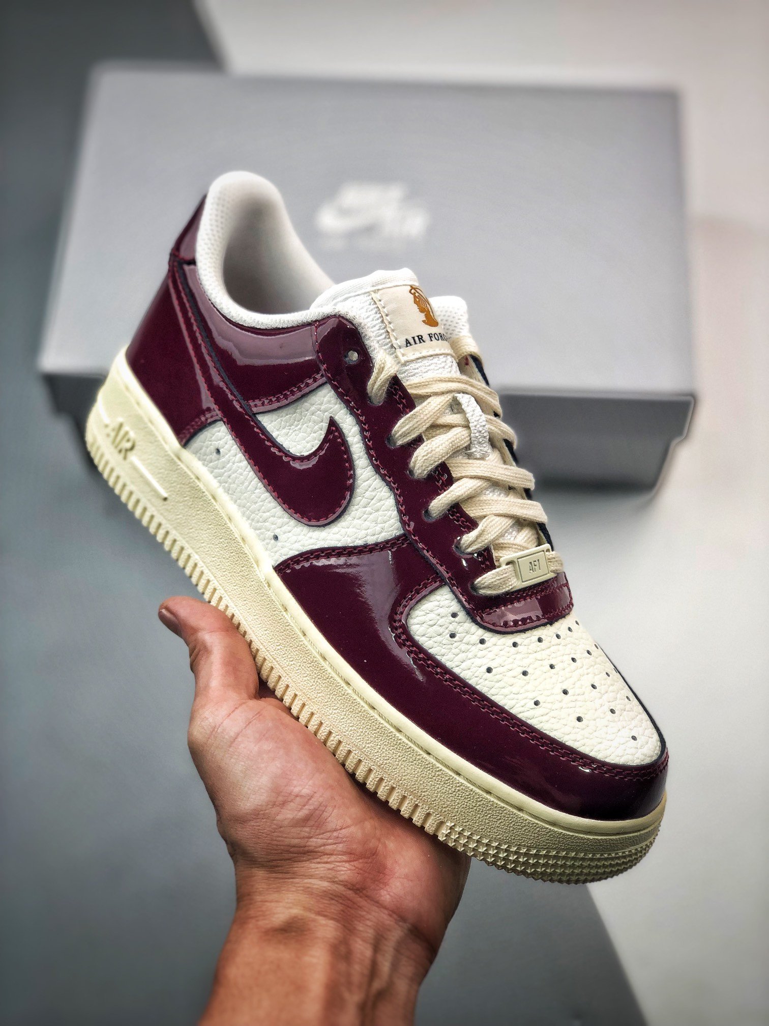 Nike Air Force 1 Low Dark Beetroot WhiteBurgundy 5340332