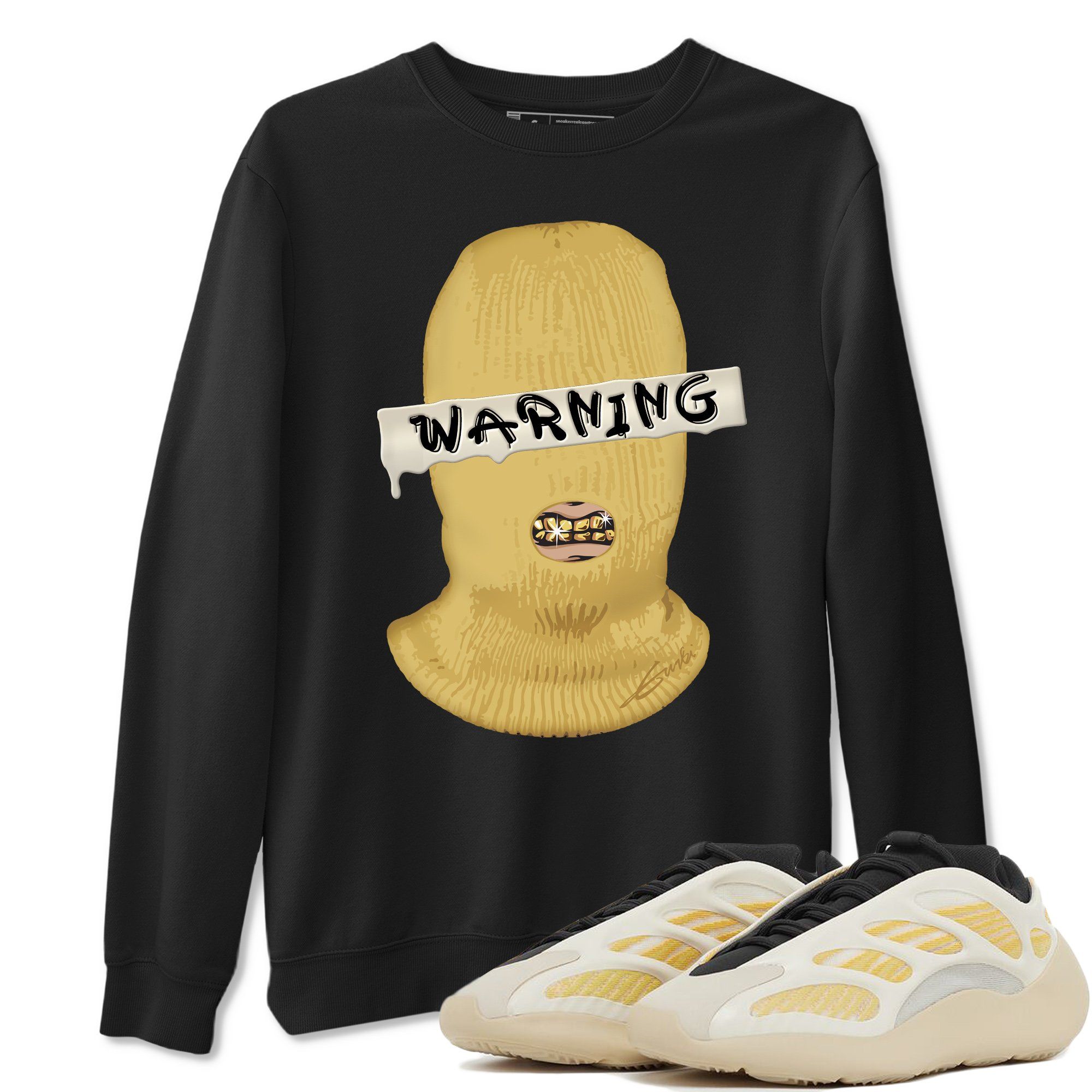 Warning Sweatshirt – Yeezy 700 V3 Safflower