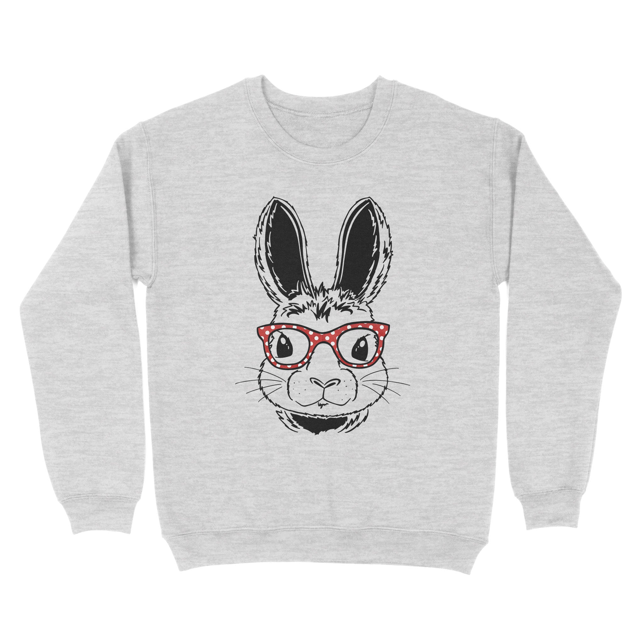 Dng Fashion ‘S Easter Bunny Tie Dye Glasses 6 – Standard Crew Neck Sweatshirt