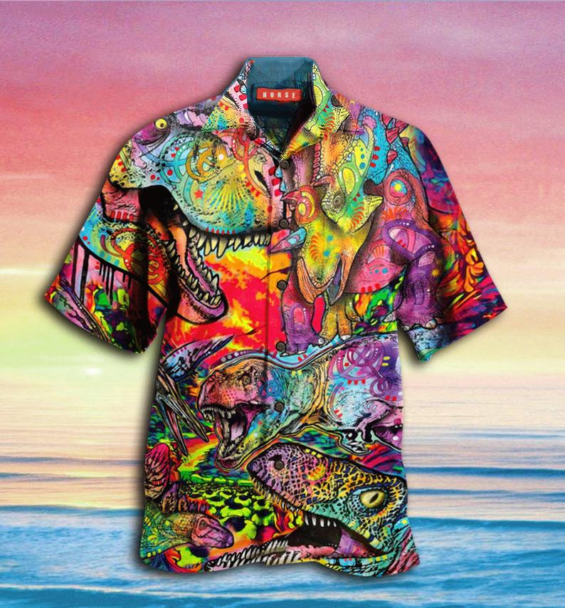 Dinosaurs Aloha Hawaii Shirts For Men Women Ha92694