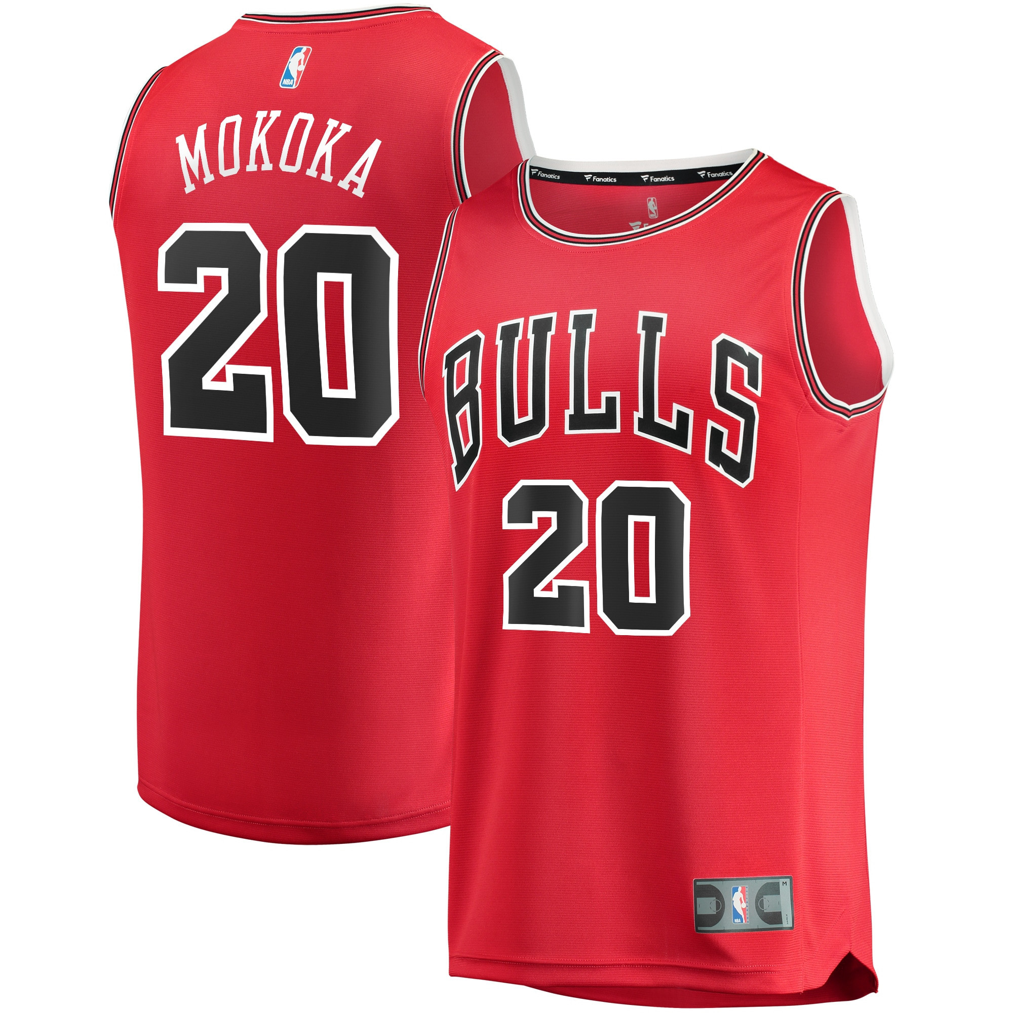 Adam Mokoka Chicago Bulls Fanatics Branded Fast Break Player Jersey – Icon Edition – Red NBA