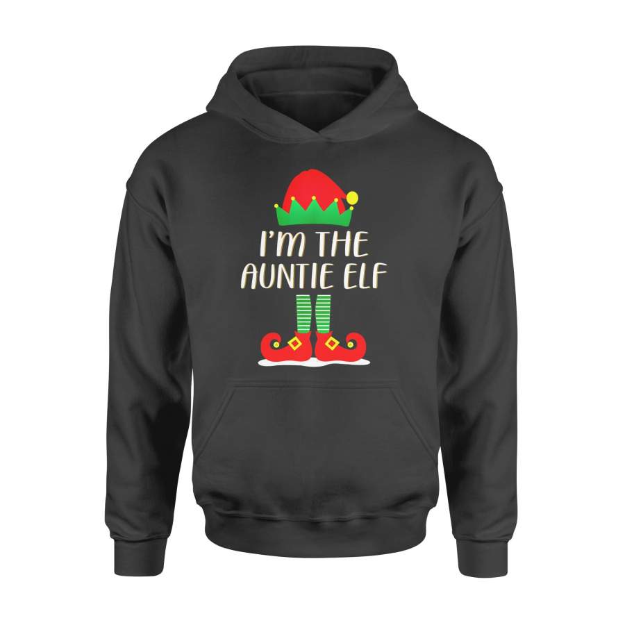 Christmas gift idea i’m The Auntie Elf Family Matching Group T-Shirt – Standard Hoodie