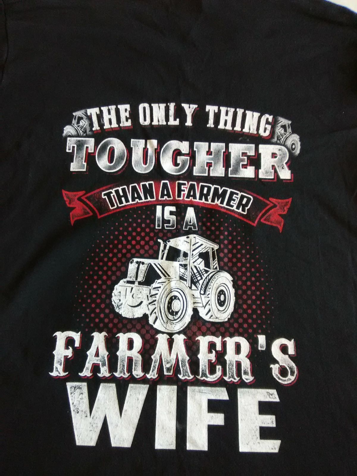 New Farmers Wife Back Print Shirt