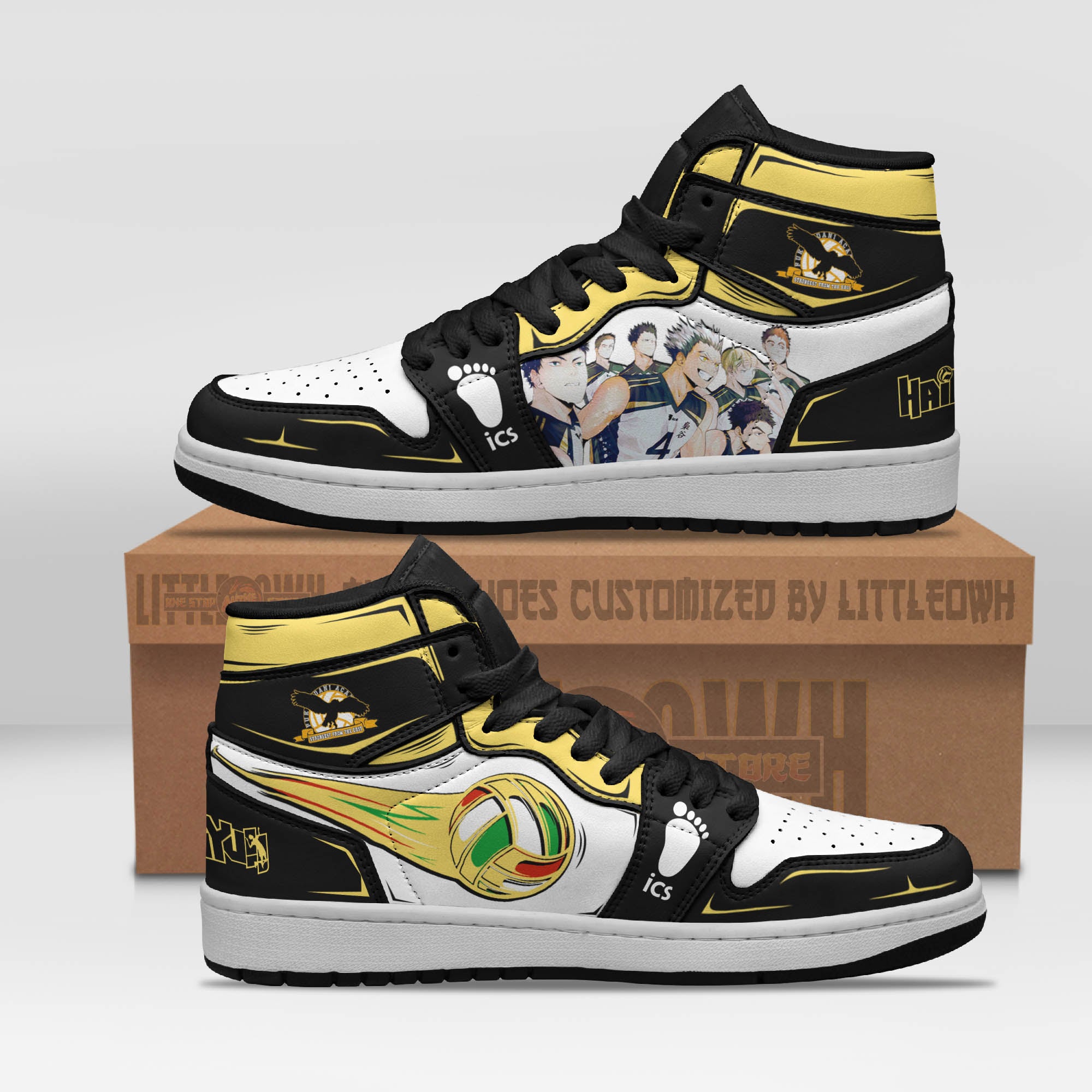 Fukurodani Academy Shoes Custom Haikyuu Team Anime Jd Sneakers