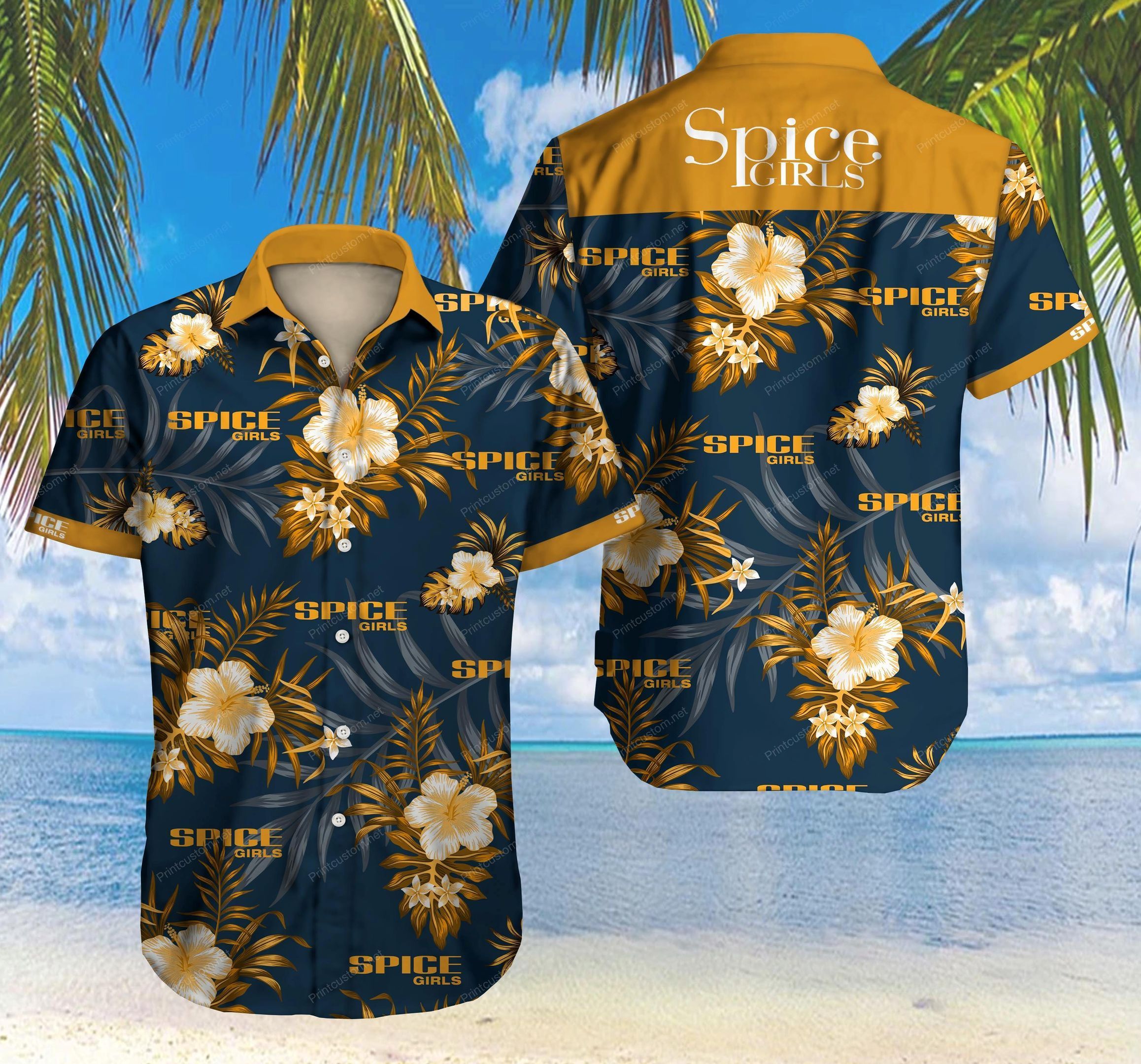 Spice Girls Hawaiian Shirt Ver 5 Summer Button Up For Men Beach Wear Short Sleeve Hawaiian Ha106470