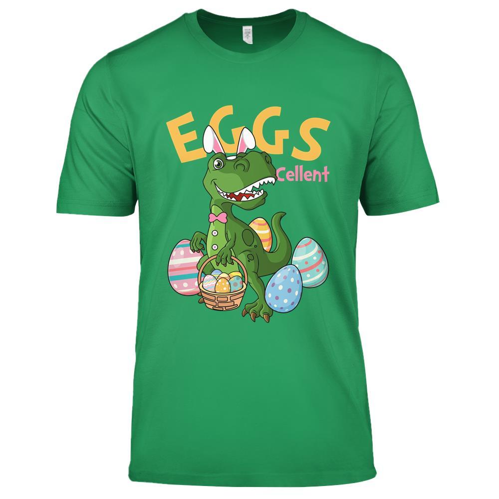 Bunny T Rex Dinosaur Eggcellent Egg Hunting Happy Easter 2021 Premium T Shirts