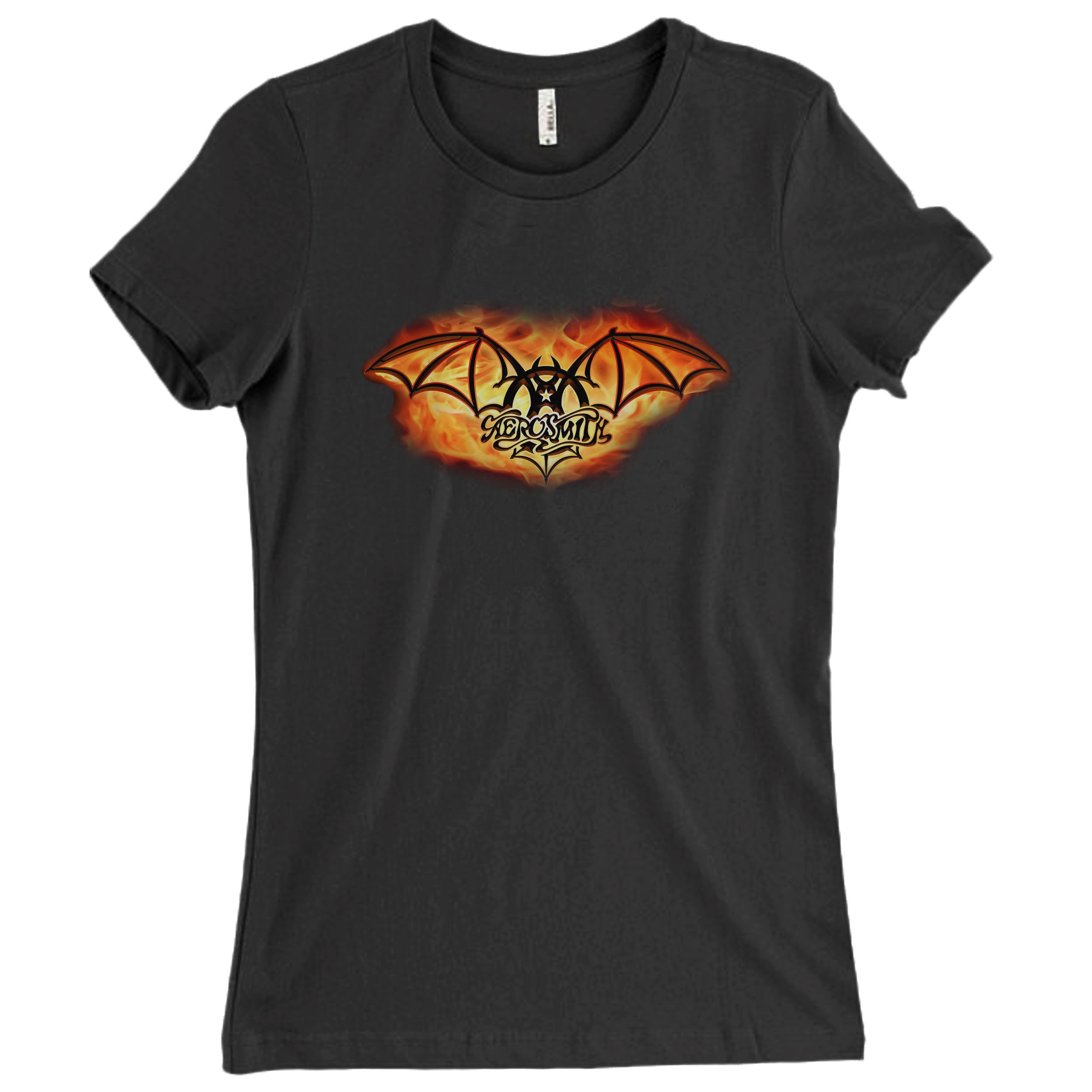 Aerosmith Logo Flame Art Women T-Shirt