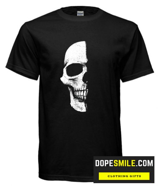 Half Skull cool T Shirt