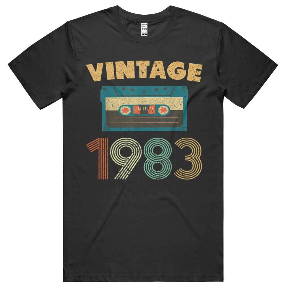 36th Birthday Gift Vintage Mixtape 1983 36 Years Old Unisex Shirt