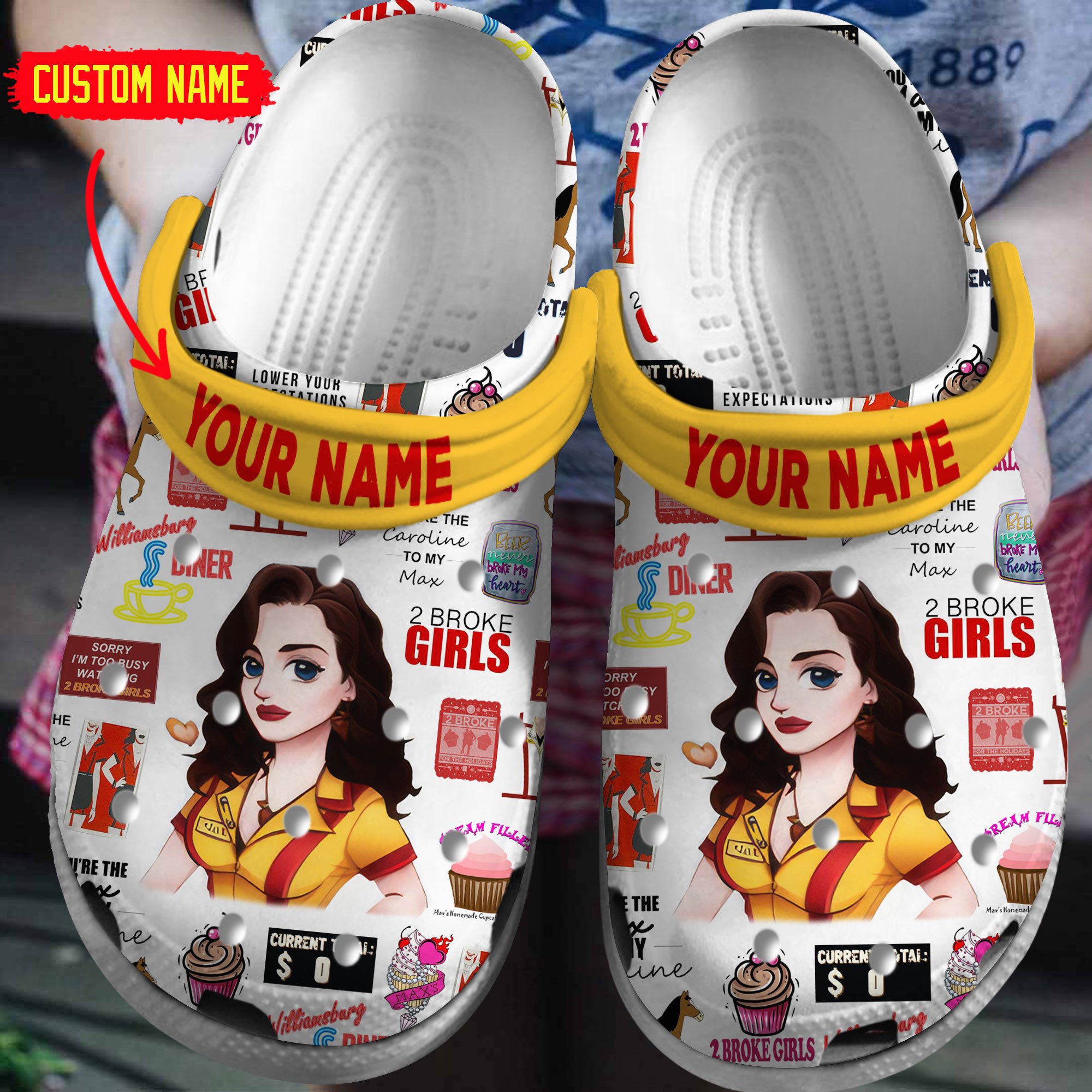 2 Broke Girls Tv Series Crocss Clogs For Men Women And Kid Ht1706520562