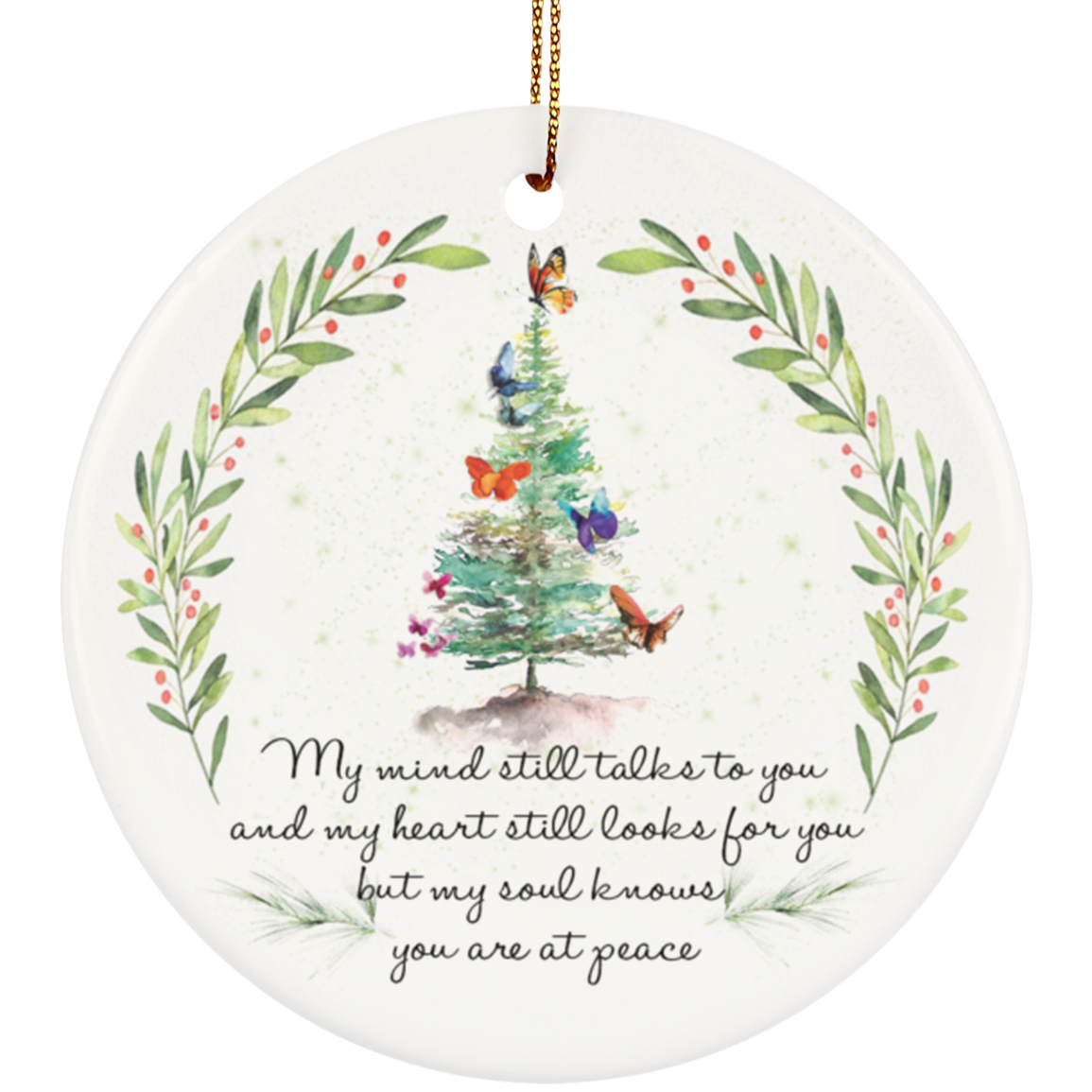 You Are At Peace Ornament Christmas Gift