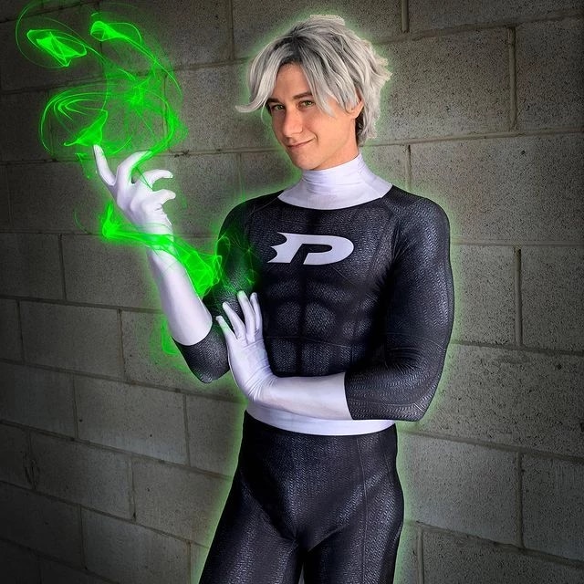 Adults Kids Danny Phantom Cosplay Costumes 3D Printed Superhero Daniel Danny Fenton Zentai Suit Halloween Bodysuit alx