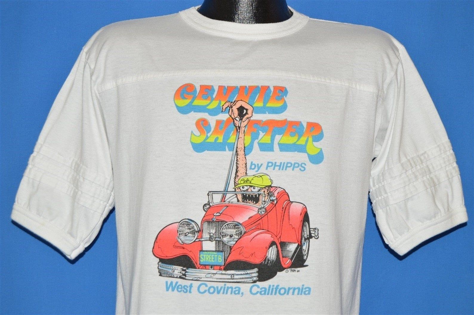 80S Gennie Shifter Hot Rod California T-Shirt