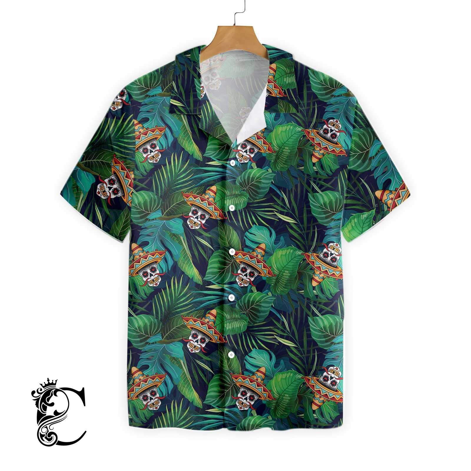 Aloha Mexican Skull Hawaiian Shirt