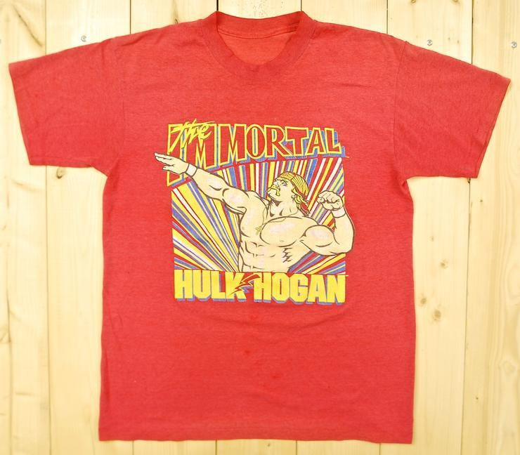 Vintage 1980 The Immortal Hulk Hogan Shirt