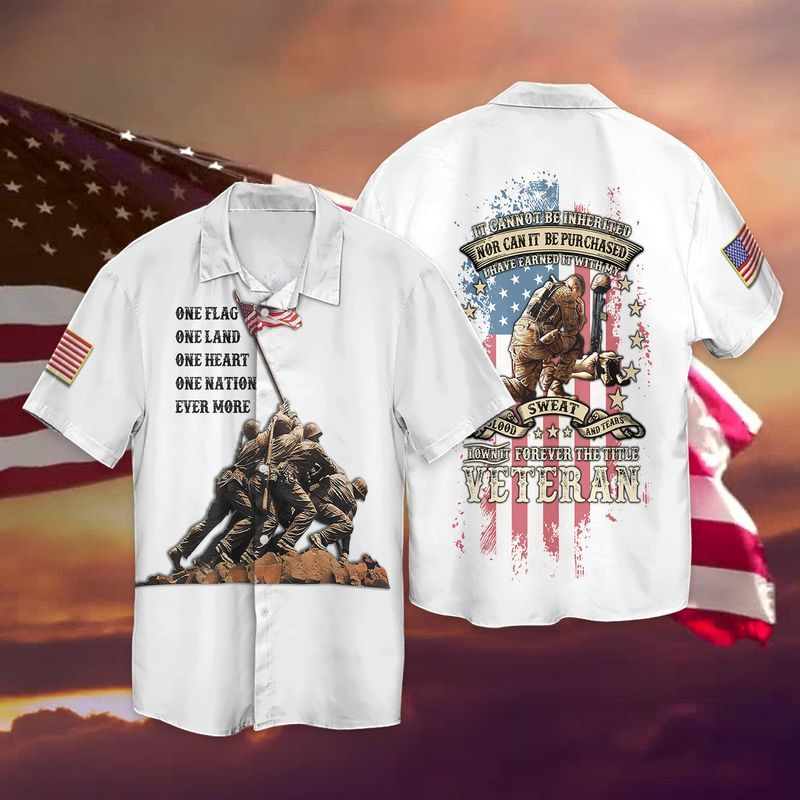 Veteran One Nation Hawaiian Shirt – For Men And Women