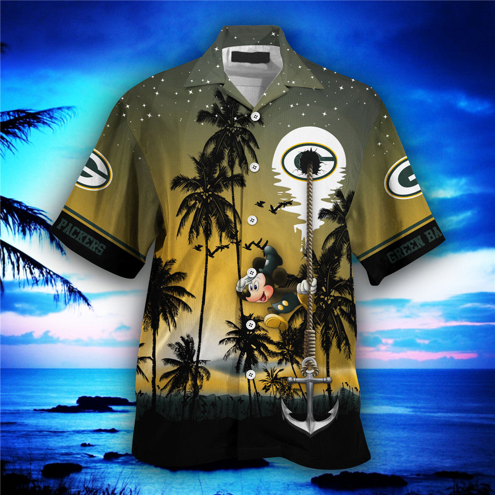 Green Bay Packers Starry Night Hawaiian Shirt