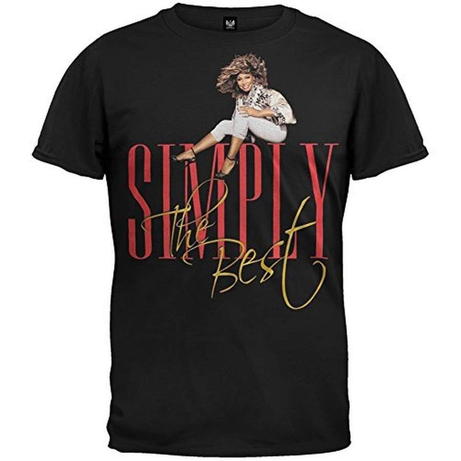 Tina Turner Simply The Best Men T Shirt Black