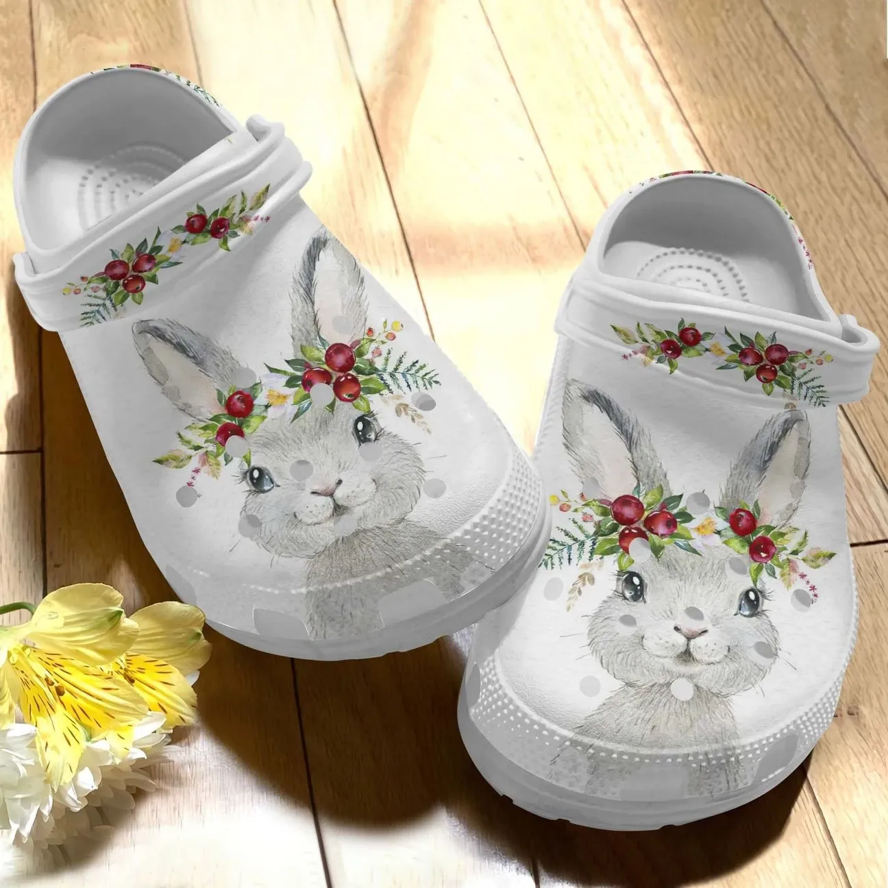 Little Cute Rabbit Personalize Clog Custom Crocs Fashionstyle Comfortable For Women Men Kid Print 3D