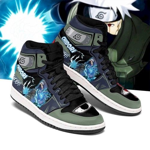 Kakashi Jd Sneakers High-Top Jordan Shoes Customized Gift For Fan Jordan Sneaker