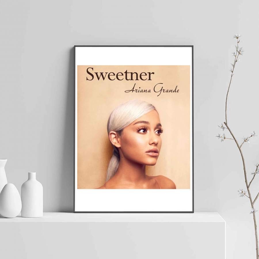 Album Cover Ariana Grande Sweetener Poster Poster Art Design 