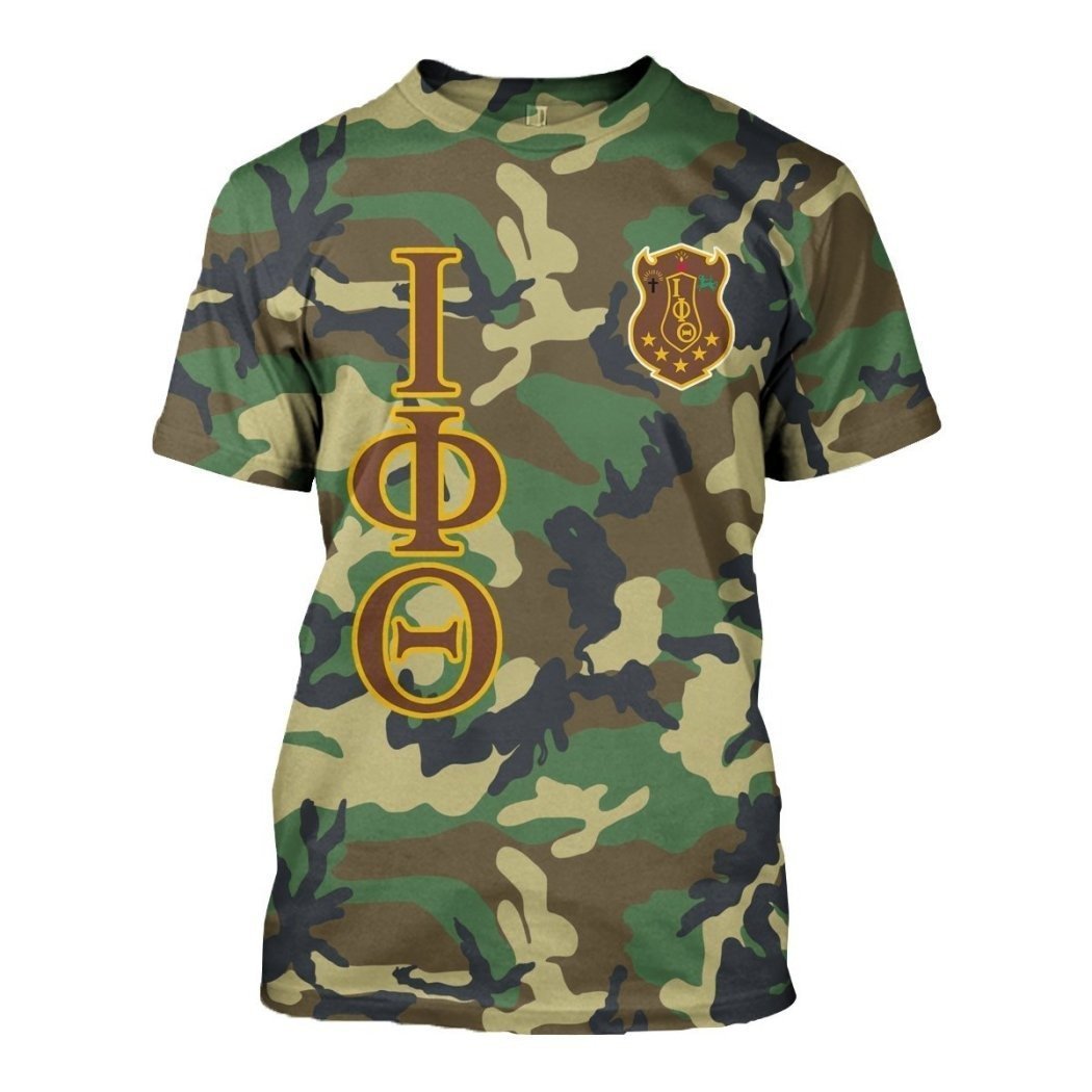 Greek Life T-Shirt – Military Iota Phi Theta T-Shirt J5