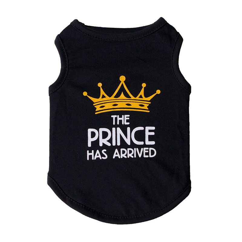 Pet Dog Clothes Sweet Princess Print Dog Pet Costume Clothes For Small Dogs Cat Vest T Shirts Chihuahua Cool Puppy Clothing YZL alx