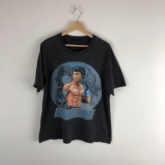 Vintage Bruce Lee Shirt Martial Art Master Legendary Of Kung Fu Shirt