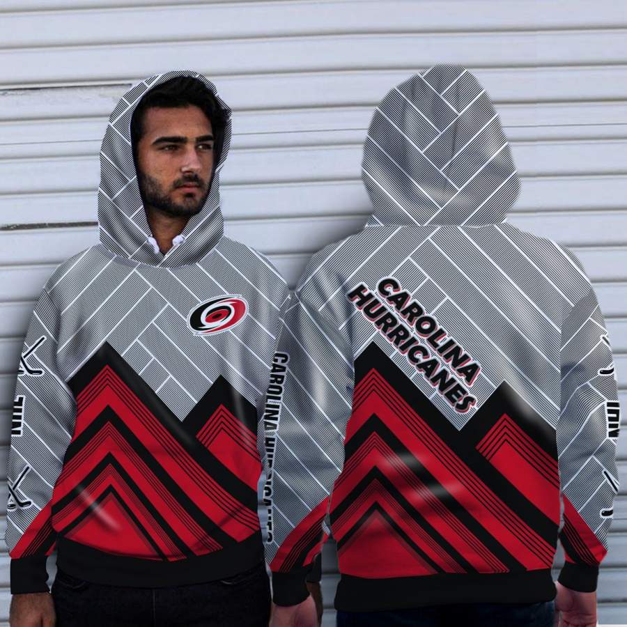 Fashion Cross Line Carolina Hurricanes Hoodie