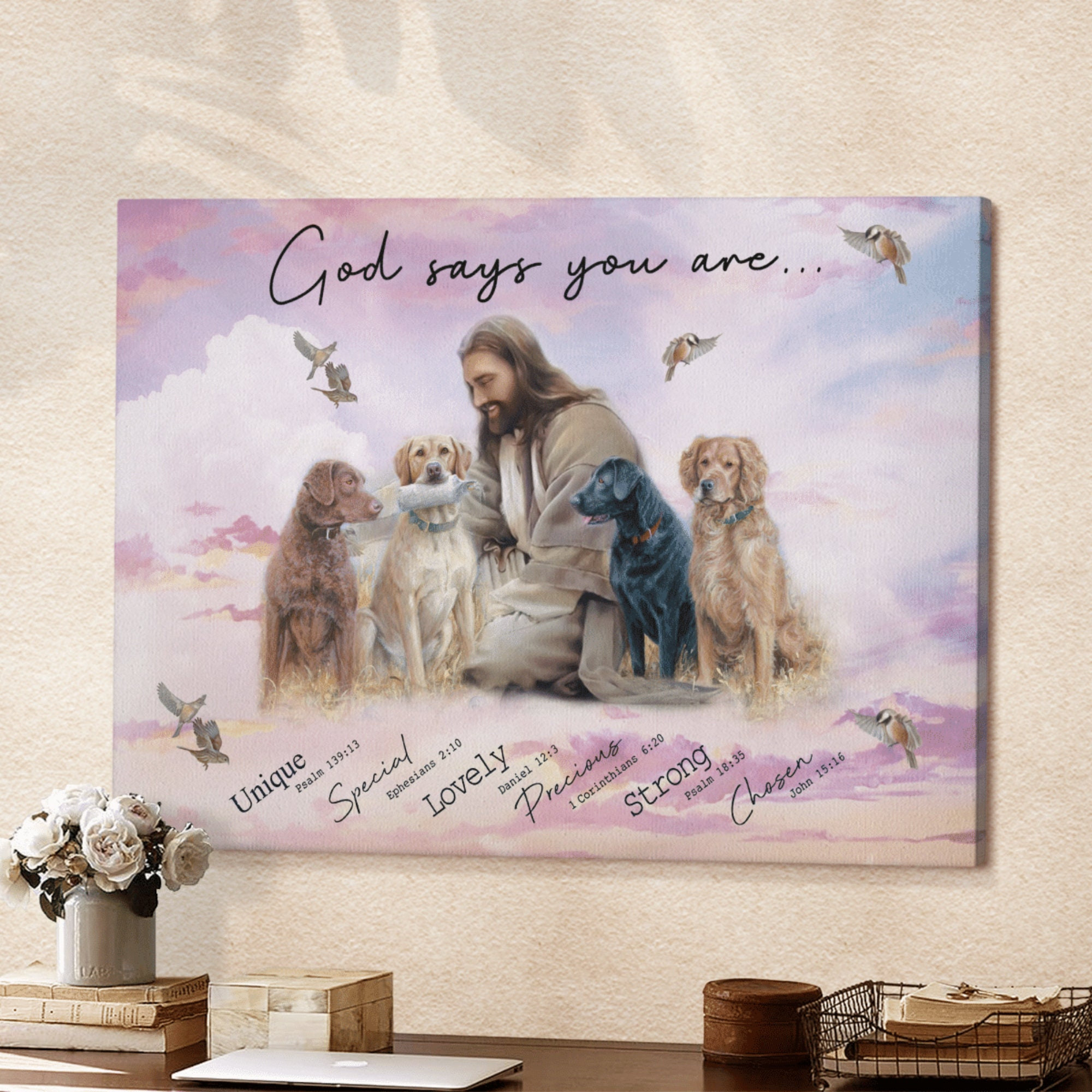 & Canvas | God Say You Are Labrador | God Canvas, Communion Gift | Christian Canvas | Wall Art Decor, Home Decor