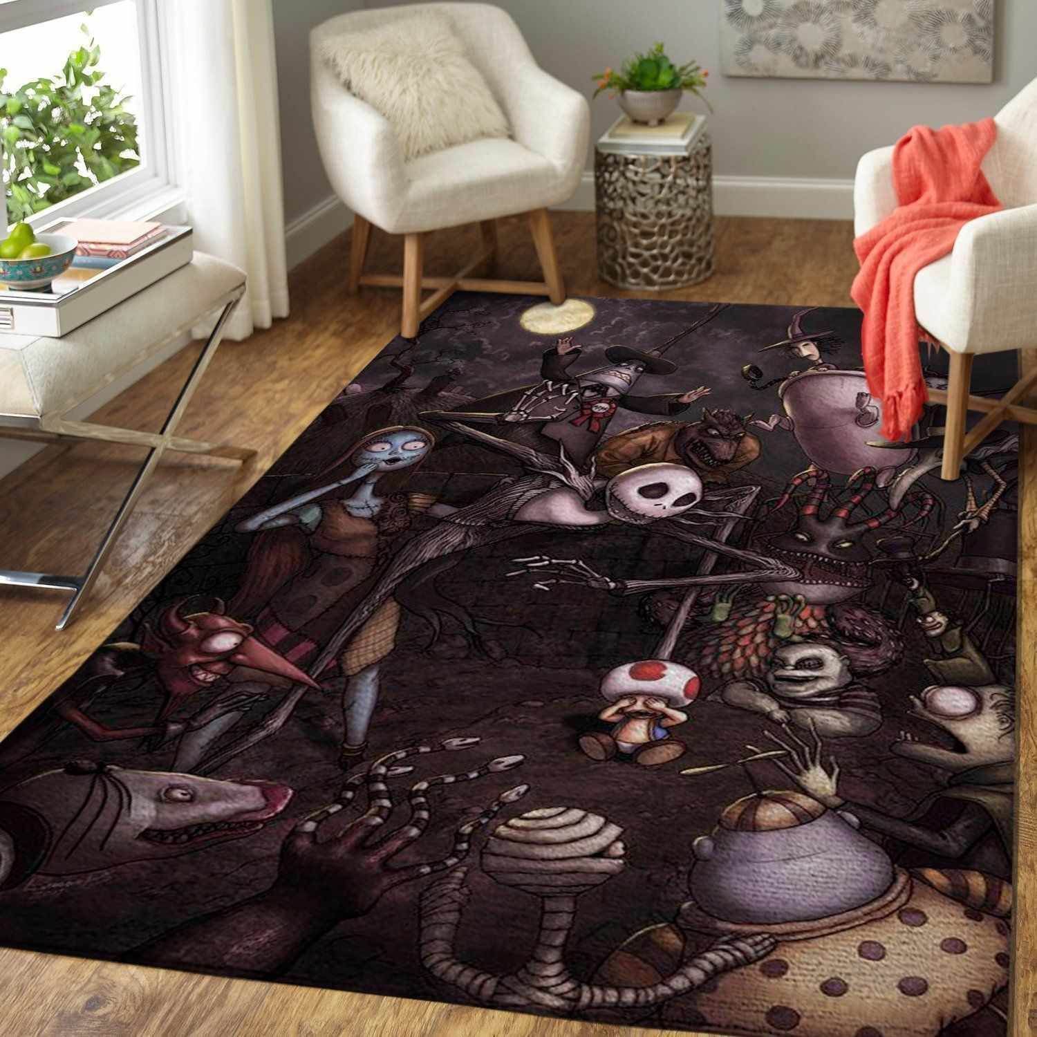 The Nightmare Before Christmas 1909092 Halloween Area  Sku 1424 Rug