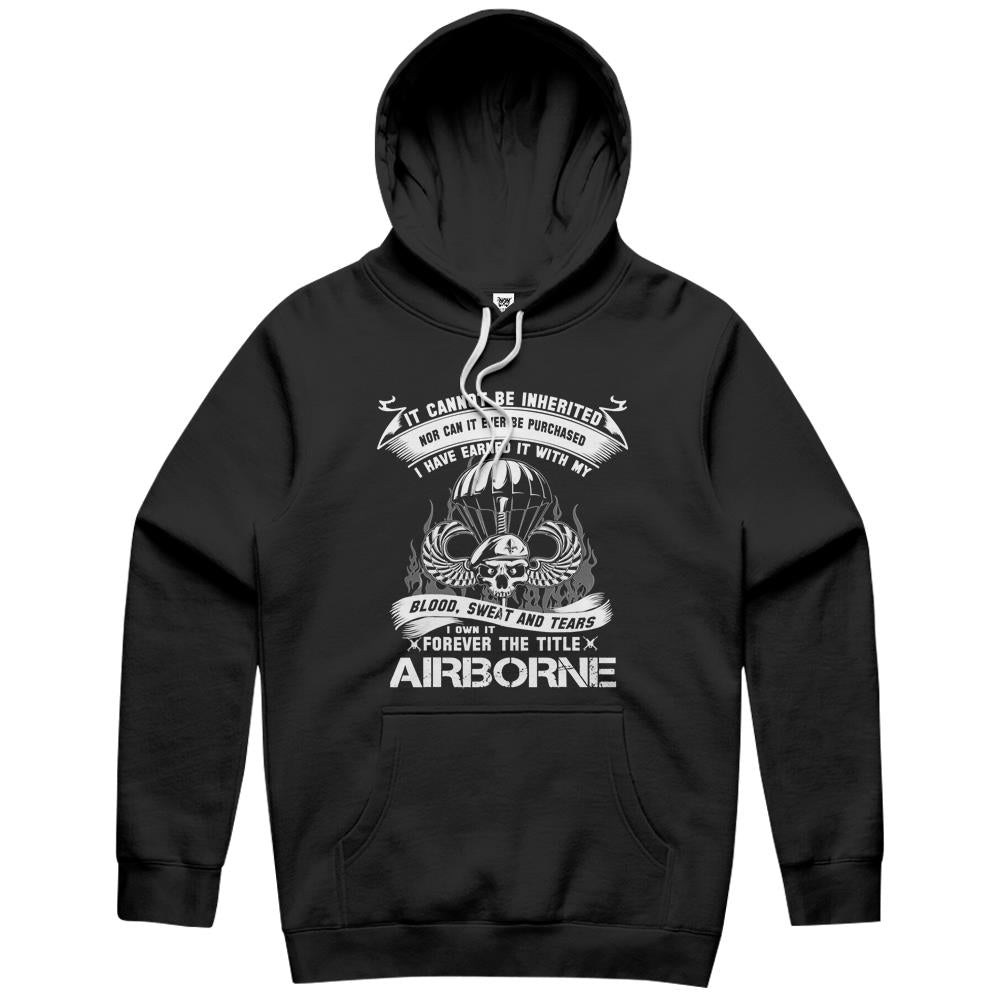 I Own It Forever The Title Airborne Army Ranger Veteran Hoodie